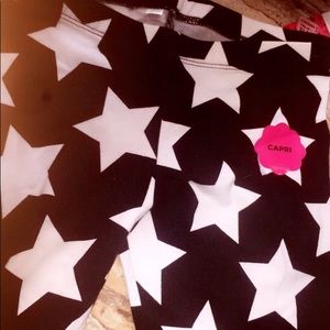 Black and white leggings